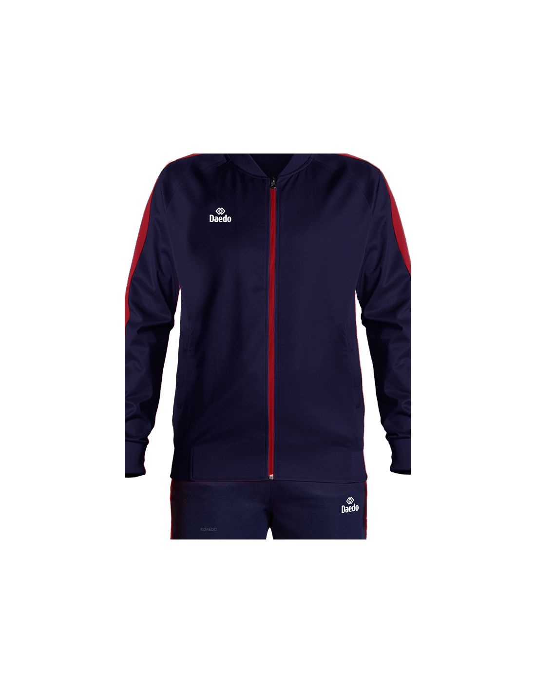 Slim Fit Tracksuit Blue/Red*++*Slim Fit Tracksuit Blue/Red